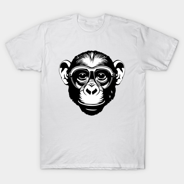 Chimpanzee T-Shirt by rheyes